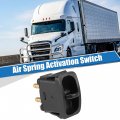 Uxcell Air Spring Activation Switch For Car Truck Abs Electric Cab Ride Suspension Control Push To Snap Tab On Off Rv
