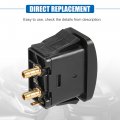 Uxcell Air Spring Activation Switch For Car Truck Abs Electric Cab Ride Suspension Control Push To Snap Tab On Off Rv