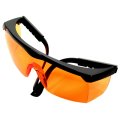 Uv Protective Safety Glasses With Orange Anti Fog Lenses Wrap Around Eyewear For Dental Clinic Nail Salon Lab Work And 