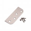 Hinge Blanks For Door Hinges Filler Plates 4 Inch With 5 8 3 Pack Satin Nickel 