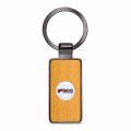 Ipick Image Made For Ford F-150 Fx4 Off Road Roundel Logo In White On Maple Wood Gray Gunmetal Metal Case Key Chain