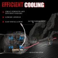 Bunker Indust Dodge Ram Led Fog Lights With Daytime Running Set 1 Pair Clear Lens Lamps Replacement For 1994 1995 1996 1997
