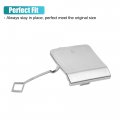 Uxcell Rear Bumper Tow Hook Cover For Mercedes Benz E-class W212 2014-2016 Eye Cap No A2128850726 Silver Tone