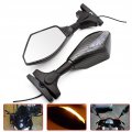 Dartsz Motorcycle Rear View Mirrors Rearview Side With Signal Light For Honda Cbr900 Cbr929 Cbr954 Cbr900rr 1993-2004 Color 2