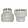 Megairon 1 2 X 1 Reducing Coupling Stainless Steel 304 Npt Female Threaded Cast Pipe Fitting Nipple 1-1 Airon 1 2 X 1 Reducing