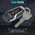 X Autohaux 5 Button Replacement Smart Key Fob Caseless Entry Remote Key Shell Cover For Ford F150 F250 Truck 2015-2017