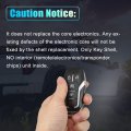 X Autohaux 5 Button Replacement Smart Key Fob Caseless Entry Remote Key Shell Cover For Ford F150 F250 Truck 2015-2017