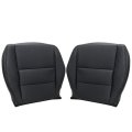 Front Driver Passenger Bottom Perforated Leather Seat Cover Black For Acura Rdx 2007 2008 2009 2010 2011 2012 