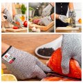Cut Resistant Gloves Anti-cutting Protective With Food Grade Level 5 Protection Safety Cutting For Kitchen Slicing Fish Fillet