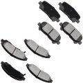 Ceramic Brakes Pads Ocpty Quick Stop Front Rear Brake Pad Fit For 2007-2013 Acura Mdx 2010-2013 Zdx 2009-2011 Honda Pilot