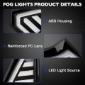 Led Fog Lights For 2024 2025 Toyota Tacoma Sr Sr5 Trd Sport Off Road Limited Front Bumper Assembly With White Drl And Amber