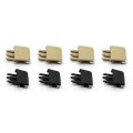 8pcs Air Conditioning Vent Louvre Blade Adjust Clips For Toyota Corolla Slice In Beige And Black 