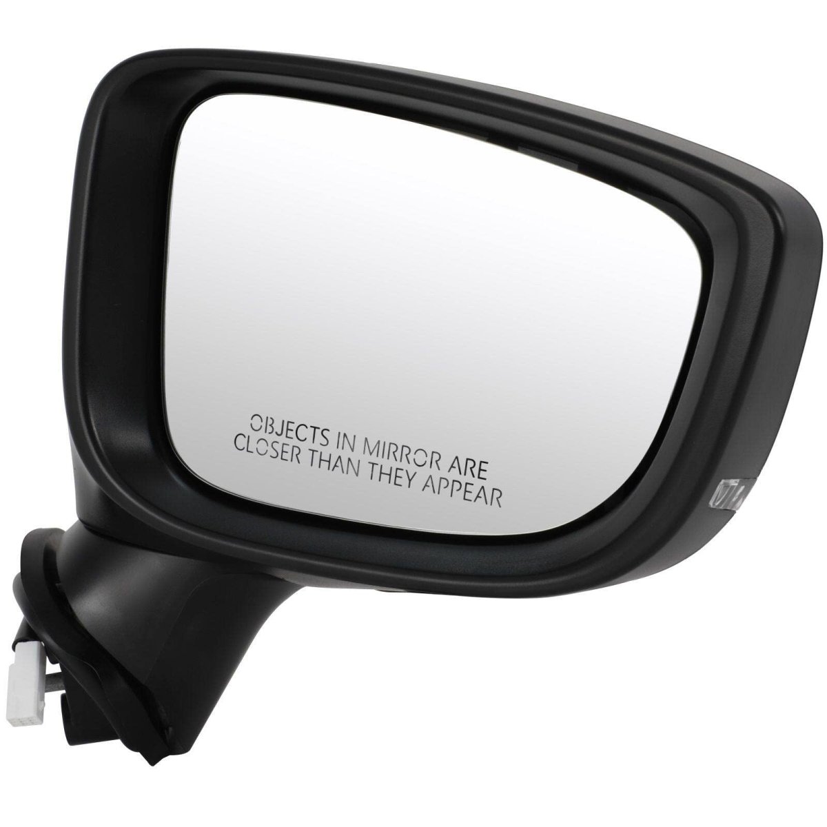 Passenger Side Mirror For 2017 2018 2019 Mazda 3 Power Lamp View With Abs Plastic Housing Black Adjustable Replacement