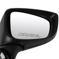 Passenger Side Mirror For 2017 2018 2019 Mazda 3 Power Lamp View With Abs Plastic Housing Black Adjustable Replacement
