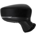 Passenger Side Black Mirror For 2017 2018 2019 Mazda 3 Power Lamp Ma1321184 
