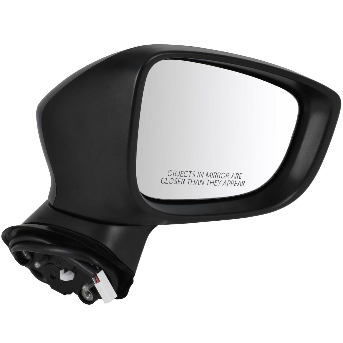 Passenger Side Mirror For 2017 2018 2019 Mazda 3 Power Lamp View With Abs Plastic Housing Black Adjustable Replacement