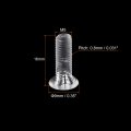 Uxcell M5 X 16mm Plastic Phillips Machine Screws Pc Flat Head Bolts Transparent 25pcs