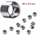 Fixinus 30 Piece M5 X 0 8mm Thread Repair Insert Kit Stainless Steel Helicoil Coil Compatible Hand Tool Set For Auto