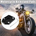 Motorcycle Kickstand Side Stand Plate Pad Aluminum Alloy Black For Honda Monkey 125 2018-2023