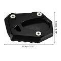Motorcycle Kickstand Side Stand Plate Pad Aluminum Alloy Black For Honda Monkey 125 2018-2023