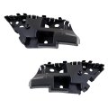 Front Upper Grille Support For Ford F-150 2018 2019 2020 Driver And Passenger Side Pair Black Headlight Mounting Replaces 
