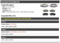 Front Semi-metallic Brake Pad And Rotor Kit Compatible With 1997-2005 Cadillac Deville
