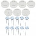 7pcs X25 589 Stepper Motor Speedometer Guage Cluster Repair Kit With 10pcs 4 7mm Mini Bulbs White