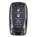 Genuine Forged Carbon Fiber Key Fob Cover For Ram 1500 2500 3500 2019-2025 Protector Case 