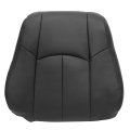 Secos Front Perforated Leather Driver Side Top Lean Back Seat Cover Black Fit For Infiniti G37 2008 2009 2010 2011 2012 2013 