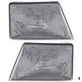 Aftermarket Fits 98-00 Ranger Left Right Headlamp Assemblies Pair 