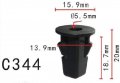 Autobahn88 Door Panel Clip Compatible With Toyota Oem 9018906214 Pack Of 20