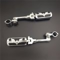 Smt-chrome Long Angled Adjustable Peg Mounting Kit Eagle Foot Compatible With Goldwing Vtx1300 Shadow Valkyrie Triumph Inch 1