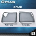 G-plus Front Headlight Lens Cover Compatible With 05-07 Ford F250 F350 F450 F550 Left Right Side Smoky