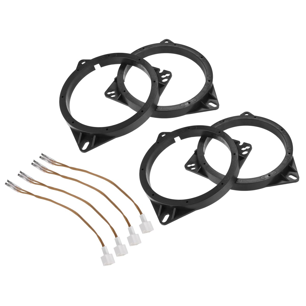 2 Set 6 5 In Car Speaker Adapter Spacer Rings With Wire Combination For Toyota Avalon R 2005 2011 Corolla Highlander Rav4