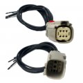 Allmost Male And Female Connectors Compatible With Chevrolet Cruze 2016-2019 Headlight Led Drl Grey