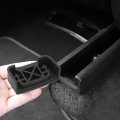 Aramox Rail Anti Kick Rubber Plug 4pcs Rear Seat Slide Protector Cover Compatible With Tesla Model 3 Y 2017a 2023