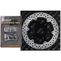 Niche Front Left Brake Rotor Pad Semi Metallic Kit For Ktm 690 Duke Supermoto 60313130000 58713030000 75609060000