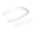 Flexible Pvc Tubing 50mm Id X 58mm Od 3 Feet Long Clear Vinyl Water Pipe Lightweight Plastic Hose With Zip Ties For Aquaponics 