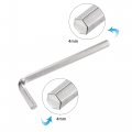 Uxcell 4mm Hex Key Wrench L Shaped Spanner Cr-v Steel Hand Tool 5 Pcs