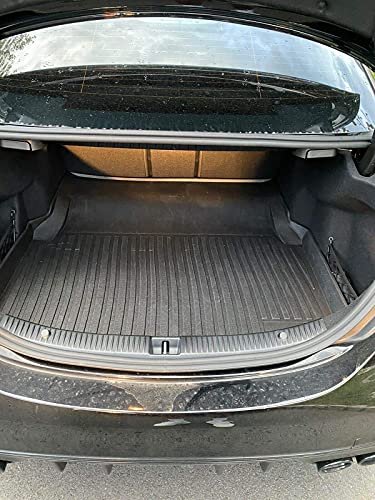 Cargo Liner Trunk Mat For Mercedes Benz C Class Sedan 2015 2021 Weather Resistant Rubber Floor With Raised Lip And Non Slip
