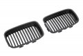 Black Euro Kidney Grill Compatible For Bmw E36 Pre-facelift 91-96 