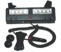 Amber And White Ex-04 Led Dual Visor Strobe