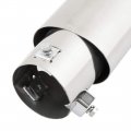 Uxcell 60mm Inlet Dia Oval Slanted Exhaust Muffler Tip