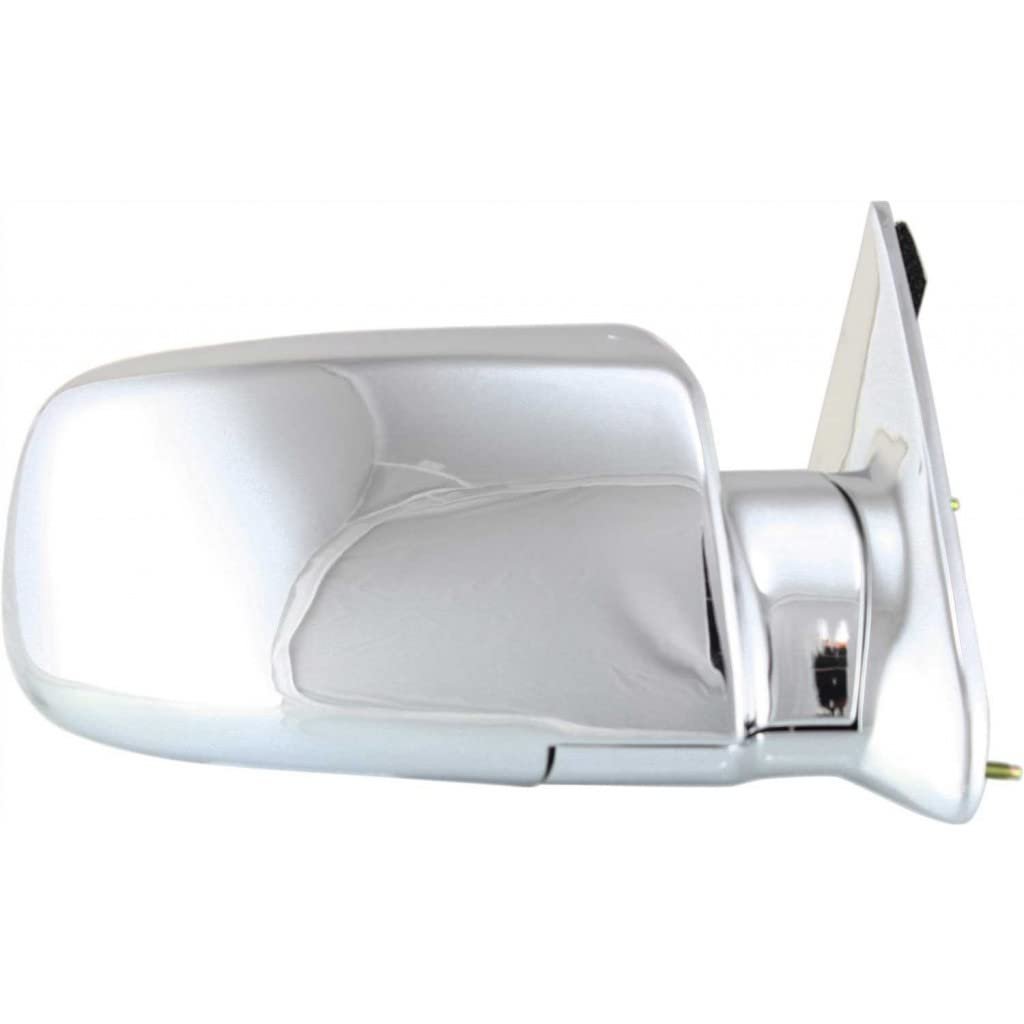 Passenger Side Door Mirror For Gmc C1500 C2500 K1500 K2500 Suburban 1992 1999 Manual Folding Non Heated Chrome Replacement