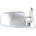 Passenger Side Door Mirror For Gmc C1500 C2500 K1500 K2500 Suburban 1992 1999 Manual Folding Non Heated Chrome Replacement