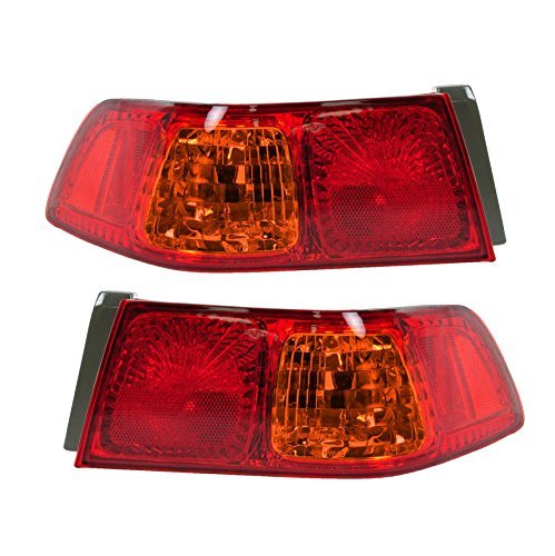 Taillight Taillamp Rear Brake Light Left Right Pair Set For 00-01 Toyota Camry