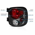 Amerilite Smoke Replacement Brake Tail Lights For Chevy Silverado Gmc Sierra Stepside Model Only Passenger And Driver Side