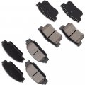 Aintier Automotive Replacement Brake Pads Front Rear Fit For Acura Csx 2007 2008-2010 For Rsx 2002-2006 Honda Civic 2006-2011