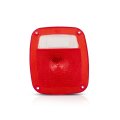 Tail Light Lens For Jeep Wrangler 1987 To 1995 Driver Or Passenger Side Single Piece With Gasket Replacement Ch2808106 And 