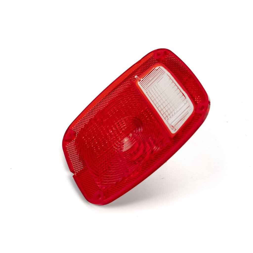 Tail Light Lens For Jeep Wrangler 1987 To 1995 Driver Or Passenger Side Single Piece With Gasket Replacement Ch2808106 And
